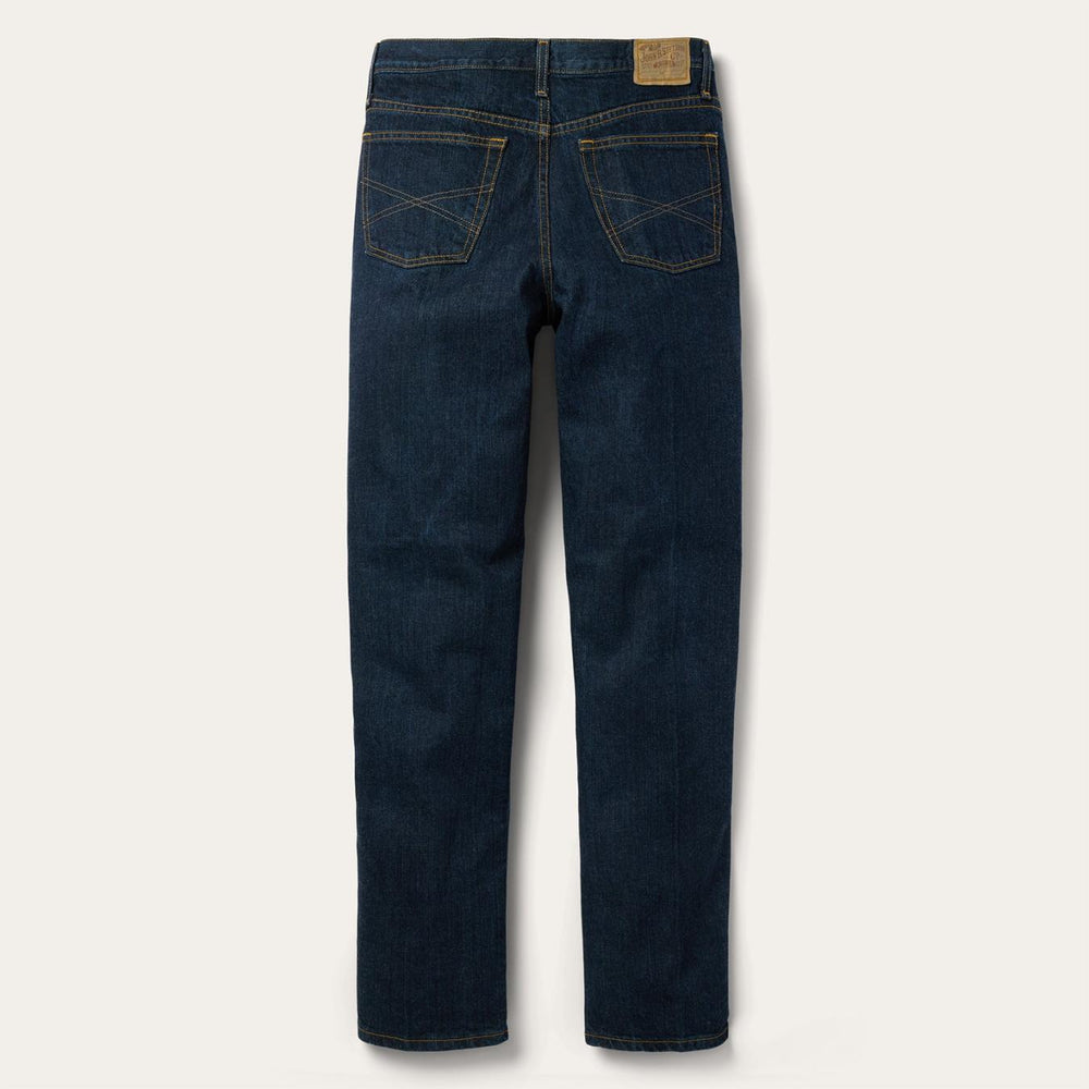 Men Modern Cut | Stetson 1520 Fit Standard Straight Leg Jean Blue