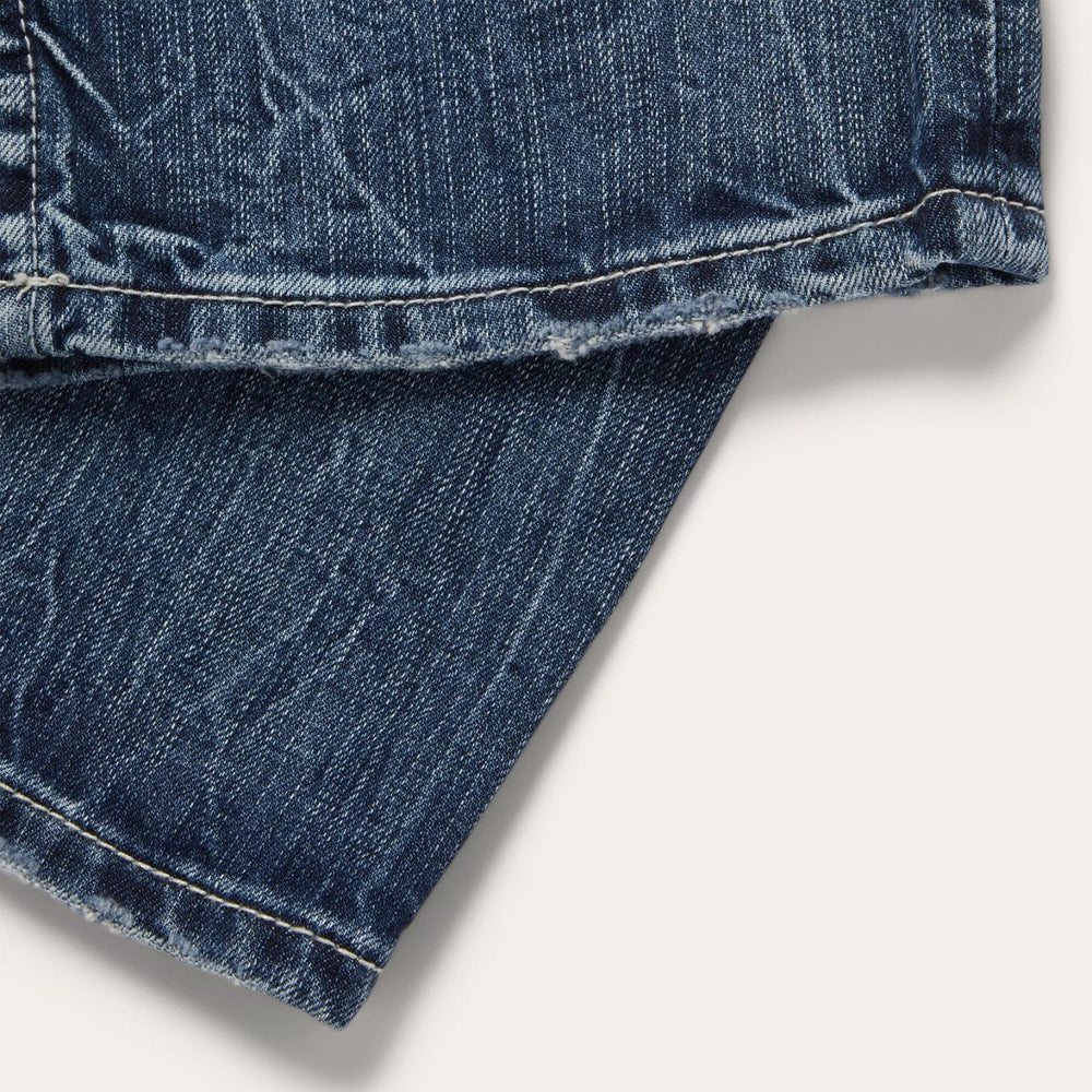 Men Modern Cut | Stetson 1520 Fit Standard Straight Leg Jean Blue