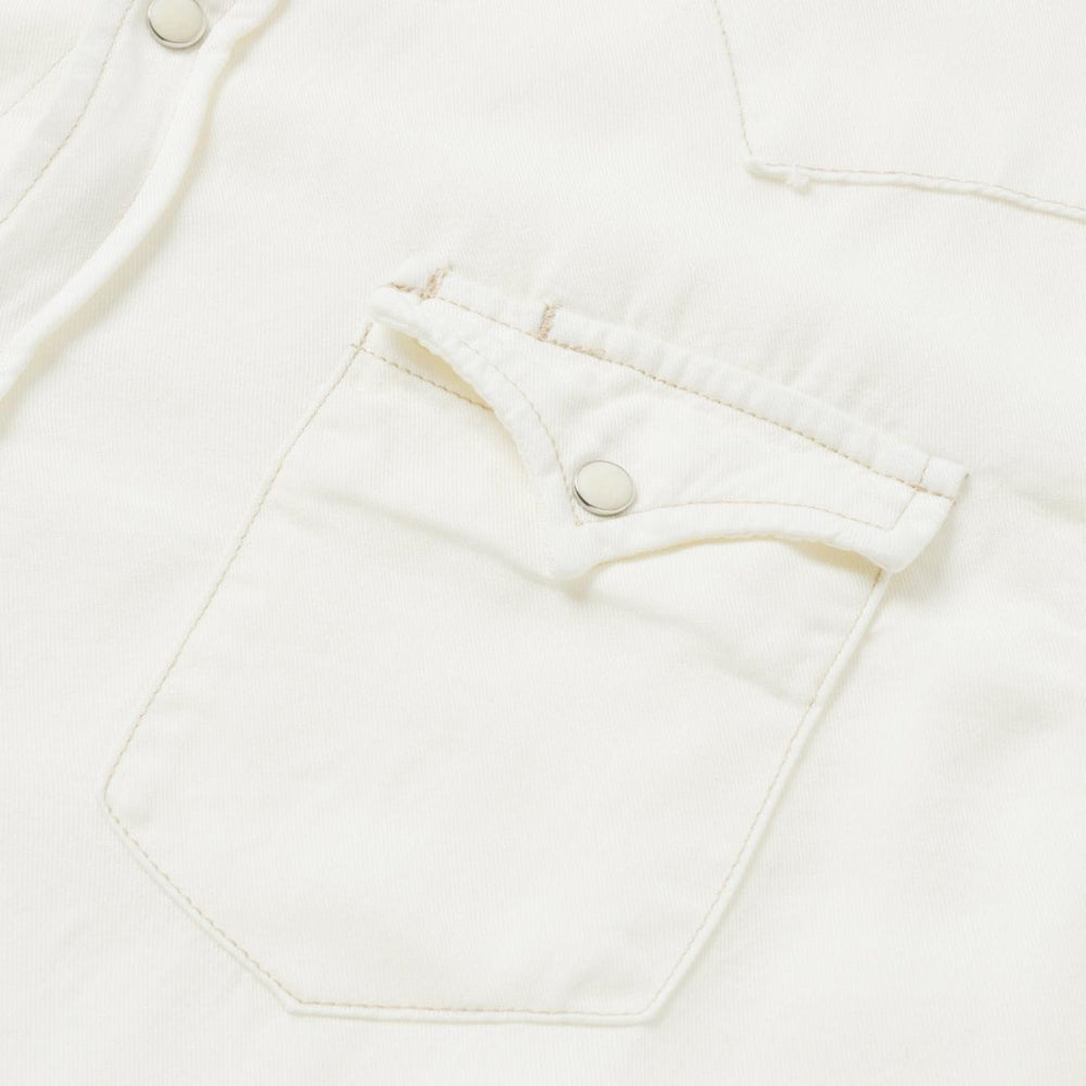 Men Modern Cut | Stetson Cream Twill Shirt White