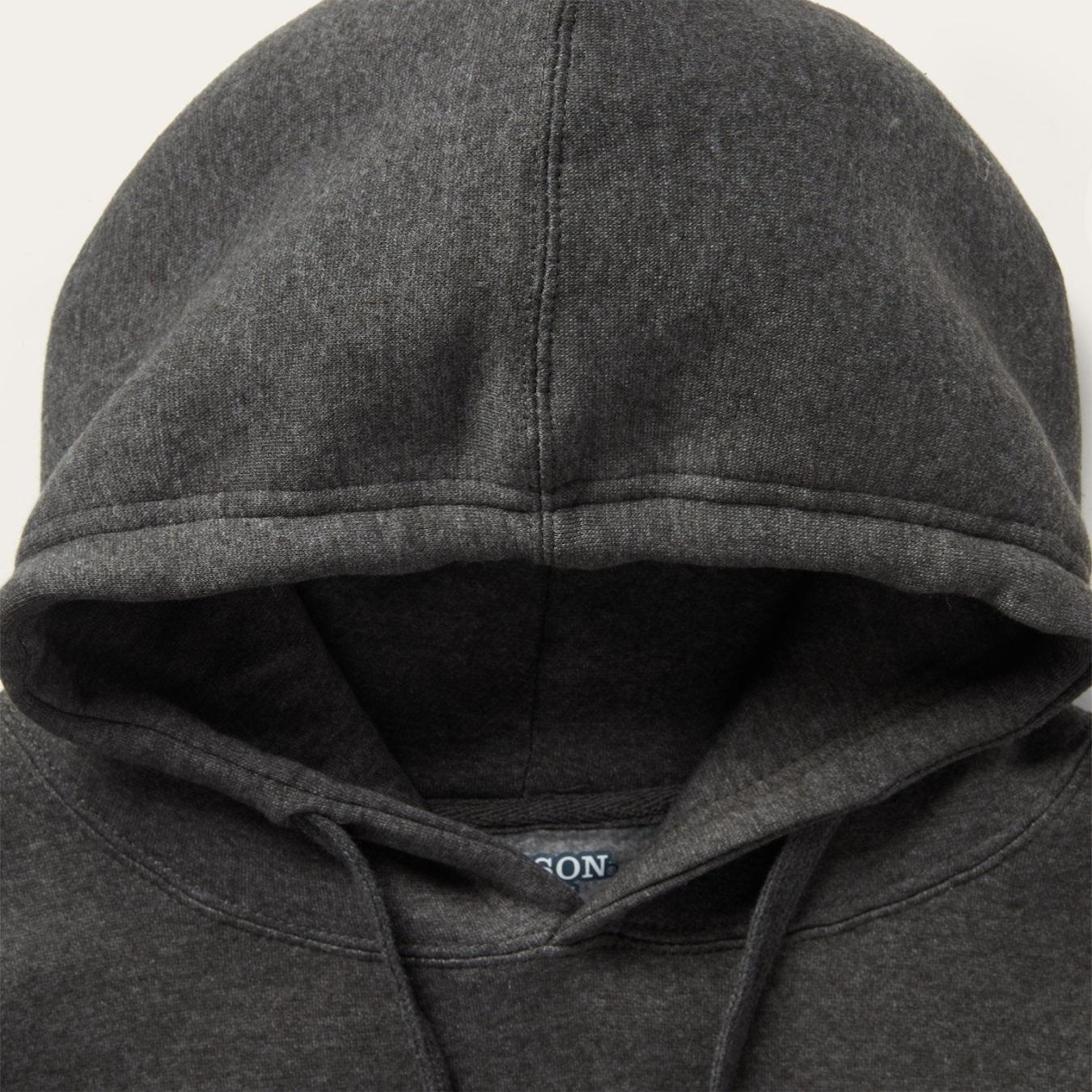 Men Sweaters &amp; Hoodies | Stetson Bison Hoodie Grey