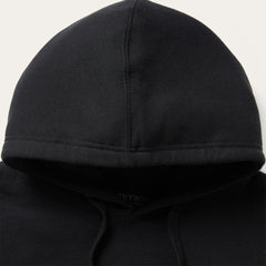 Men Sweaters &amp; Hoodies | Stetson Classic Crest Hooded Sweatshirt Black