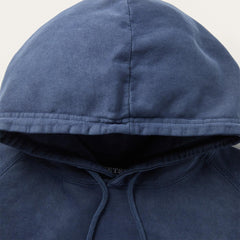 Men Sweaters &amp; Hoodies | Stetson Distressed Logo Hooded Sweatshirt Blue