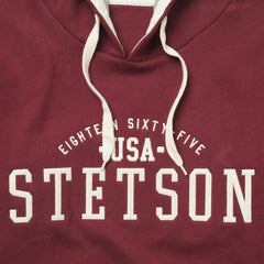 Men Sweaters &amp; Hoodies | Stetson Stetson Hooded Sweatshirt Red