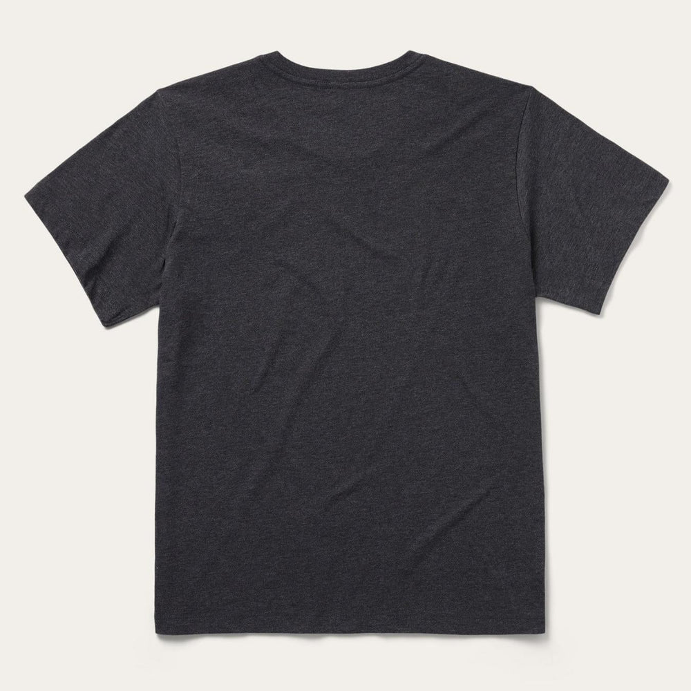 Men Tees | Stetson Bison Spirit Graphic Tee Black