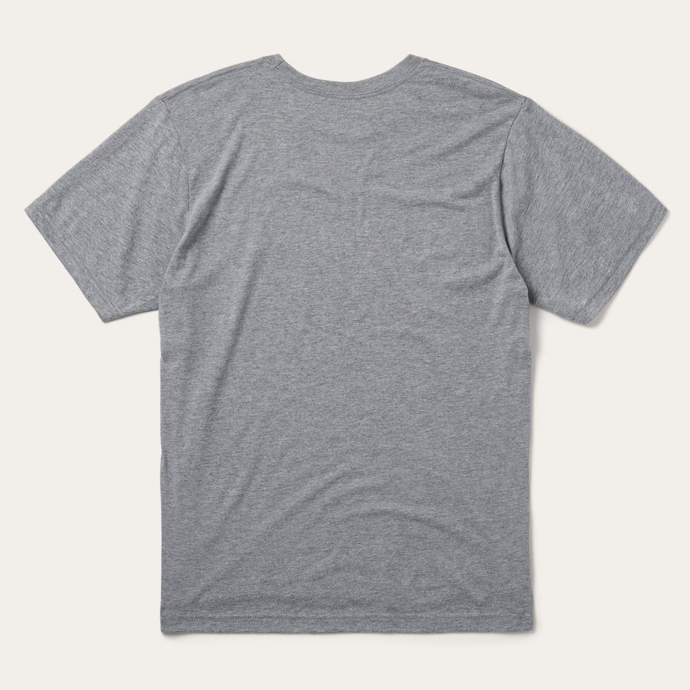 Men Tees | Stetson Bronco Rider Graphic Tee Grey