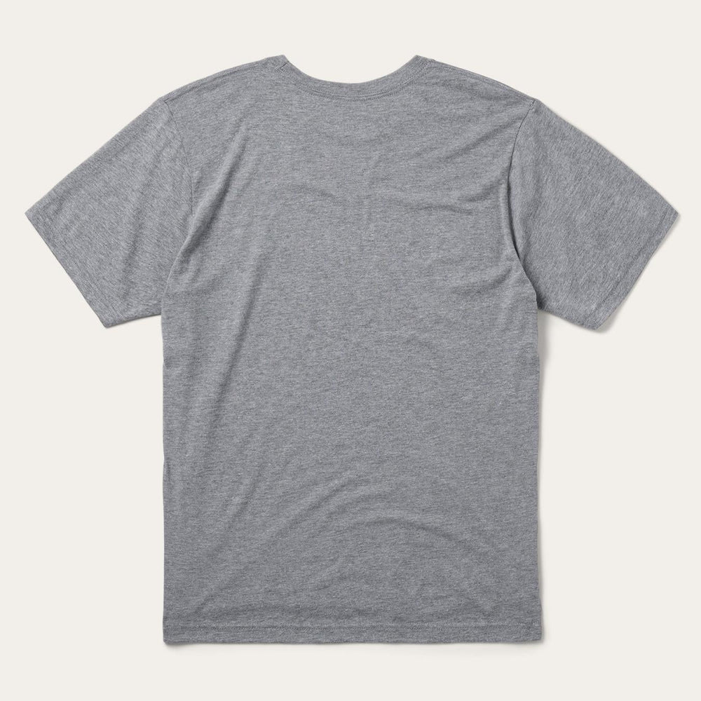 Men Tees | Stetson Bronco Rider Graphic Tee Grey