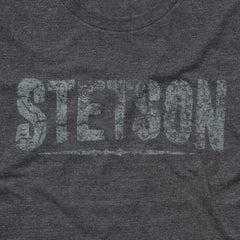 Men Tees | Stetson Distressed Stetson Graphic Tee Grey