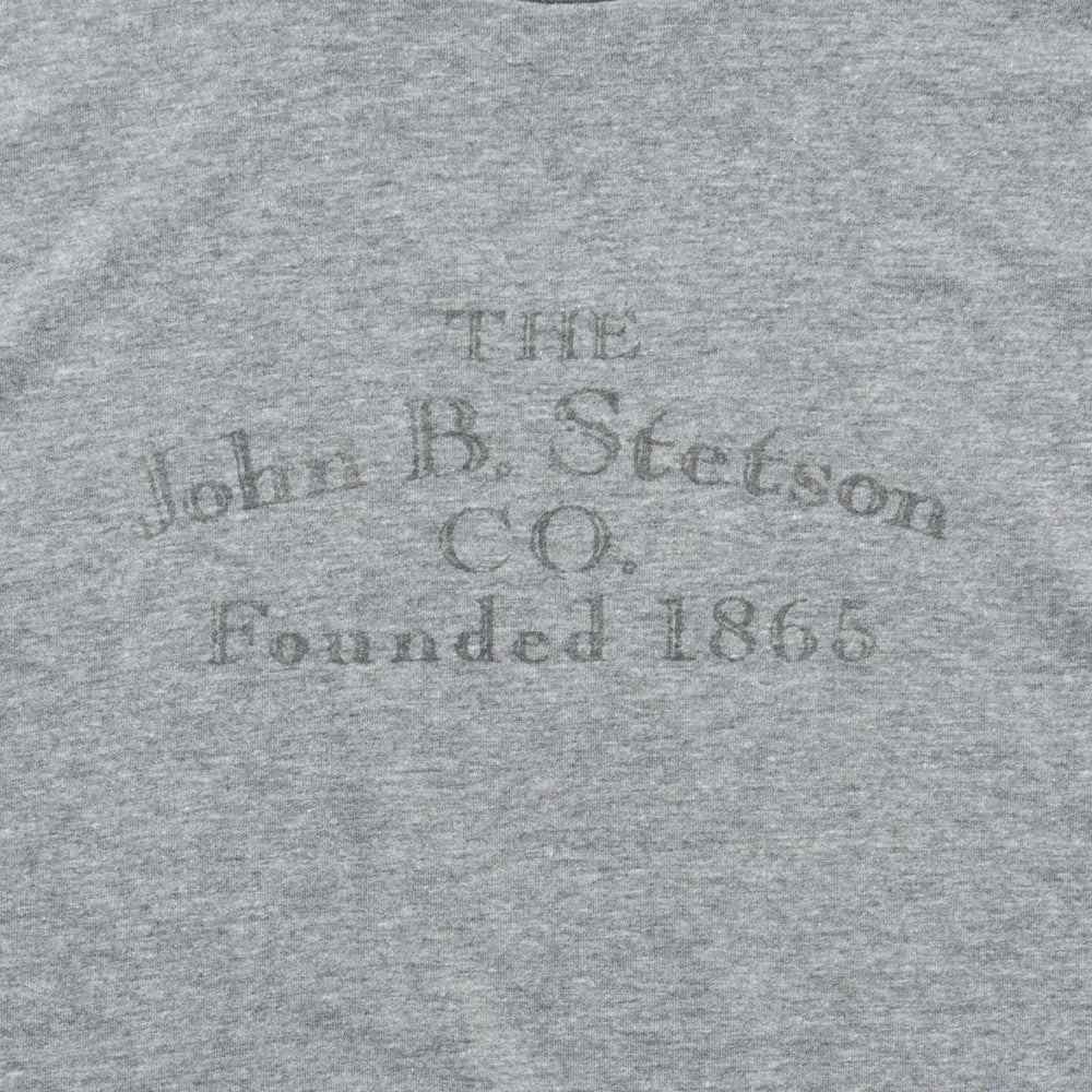 Men Tees | Stetson John B. Stetson Co Graphic Tee Grey
