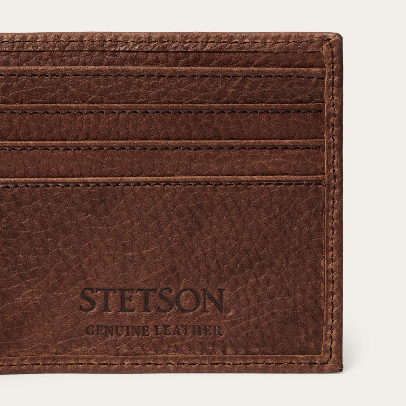 Men Wallets | Stetson Steer Head Bi-Fold Wallet Brown
