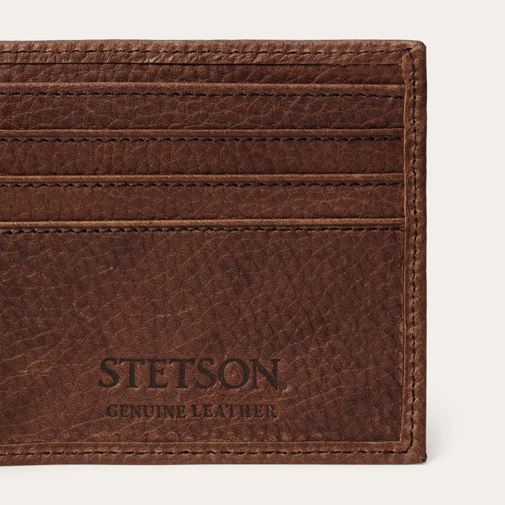Men Wallets | Stetson Steer Head Bi-Fold Wallet Brown