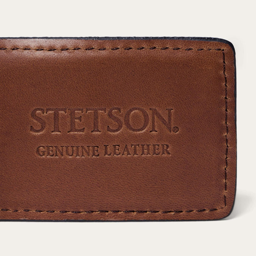 Men Wallets | Stetson Steer Head Money Clip Brown