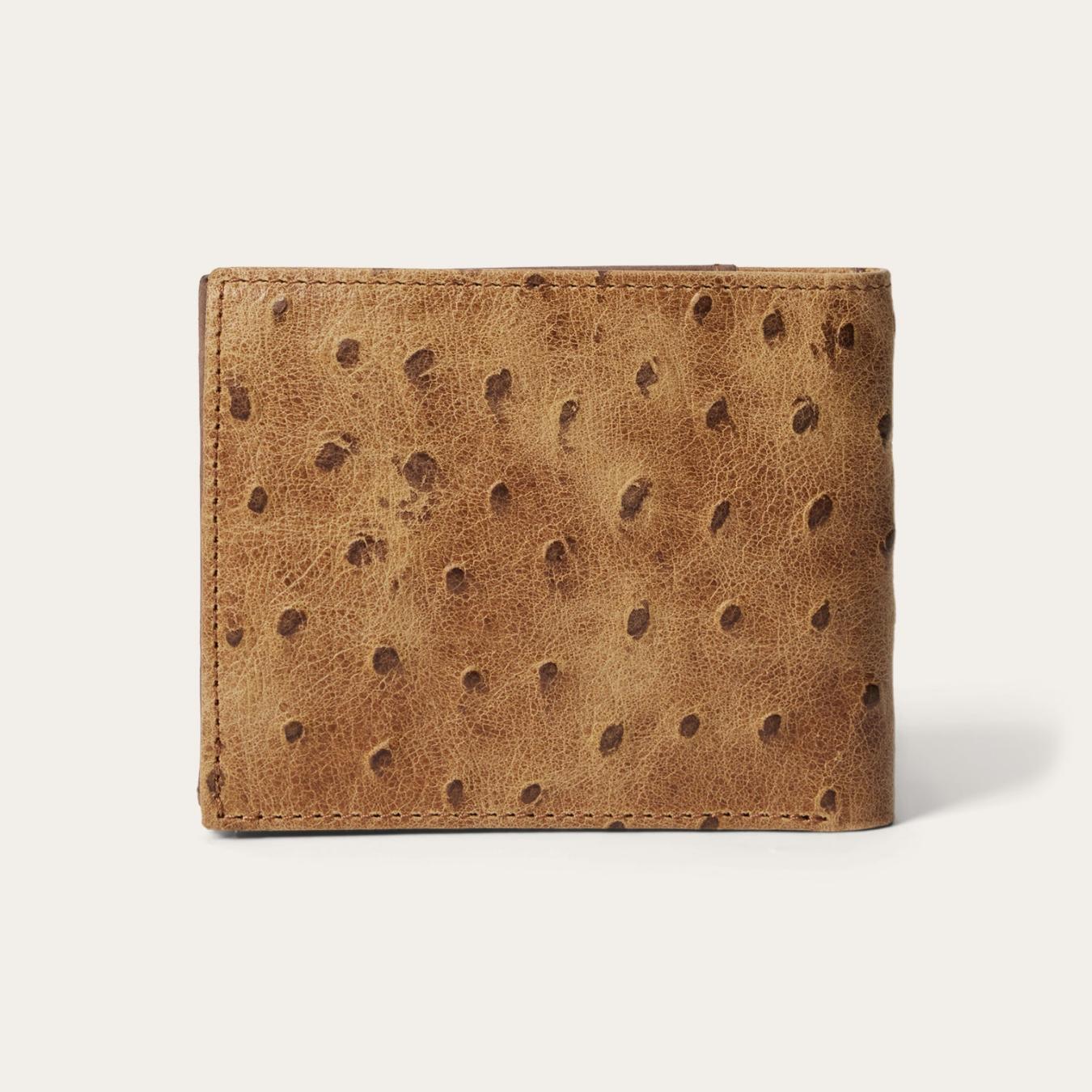 Men Wallets | Stetson Tooled Embossed Croco Bi-Fold Wallet Brown / California Nut