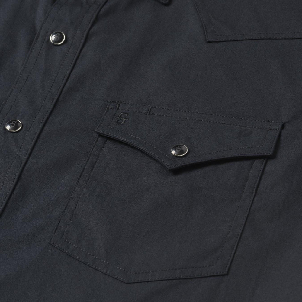Men Western Shirts | Stetson Classic Western Shirt In Black Black