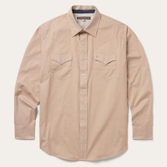 Men Western Shirts | Stetson Diamond Print Western Shirt Orange