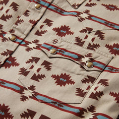 Men Western Shirts | Stetson Gaucho Stripe Shirt Brown