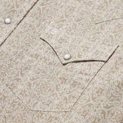 Men Western Shirts | Stetson Medallion Print Western Shirt Brown