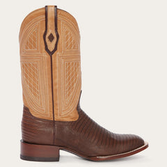 Men Western | Stetson Beaumont Brown Teju Cowboy Boot Brown