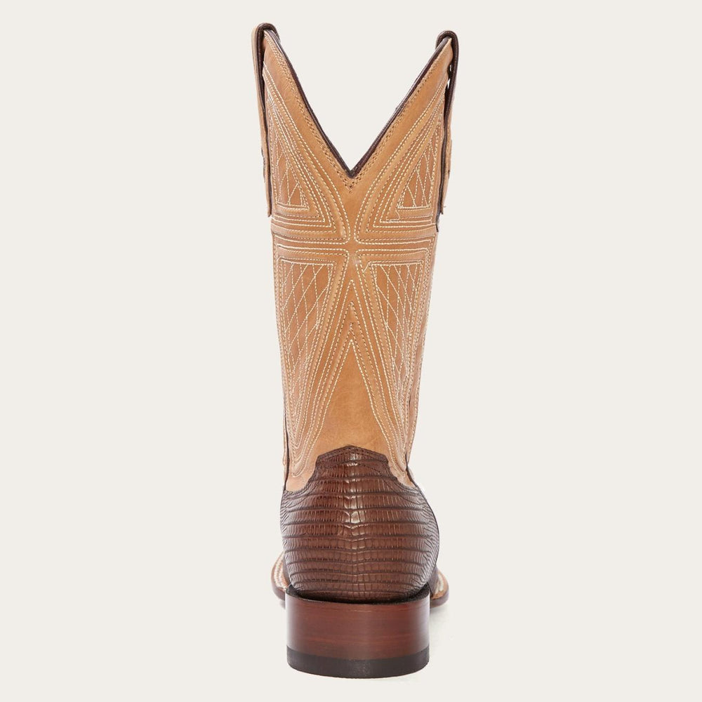 Men Western | Stetson Beaumont Brown Teju Cowboy Boot Brown