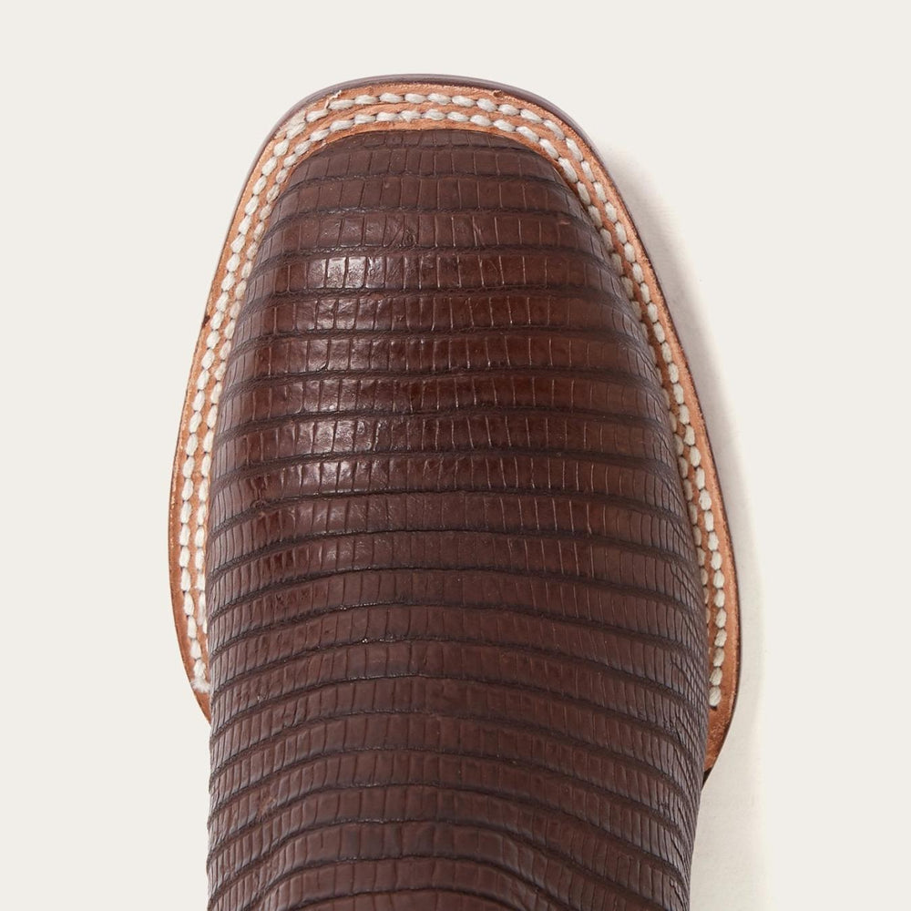 Men Western | Stetson Beaumont Brown Teju Cowboy Boot Brown