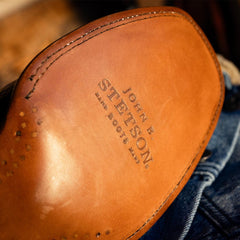 Men Western | Stetson Black Falls Alligator Cowboy Boot Black
