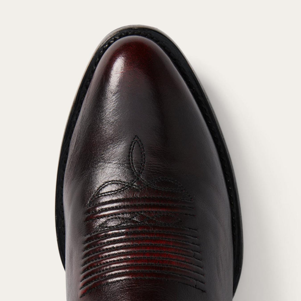 Men Western | Stetson Carlisle Western Boots Black Cherry