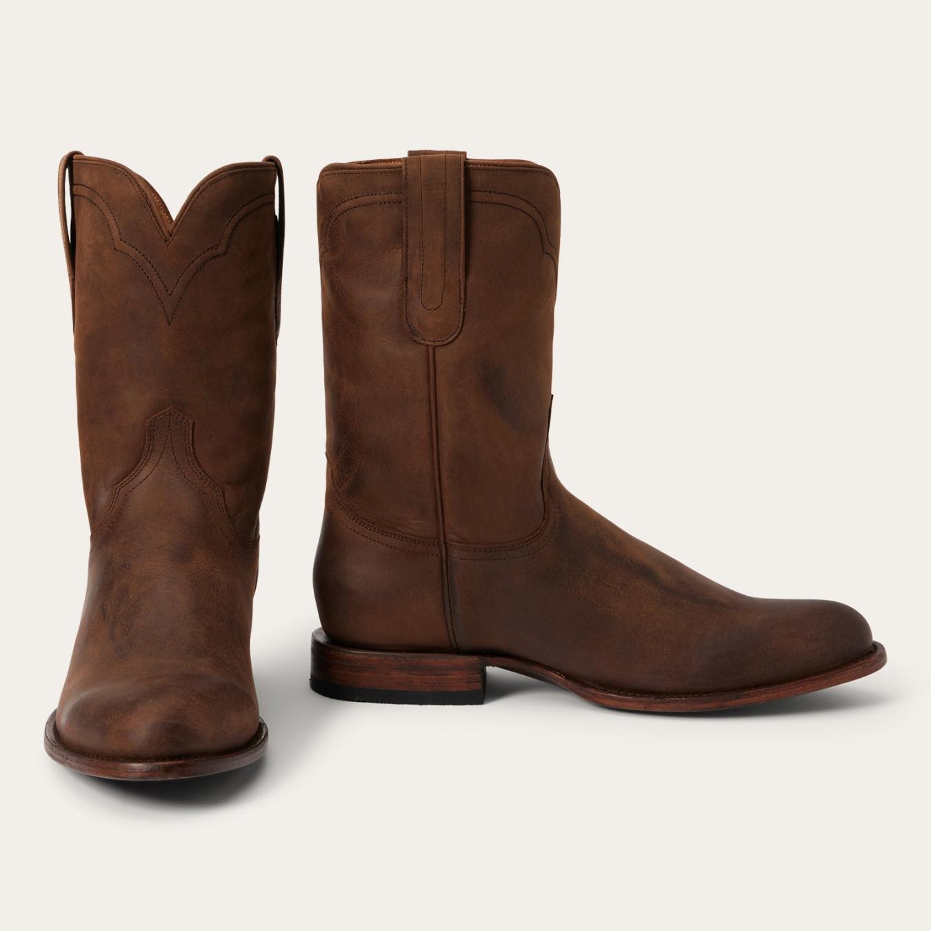 Men Western | Stetson Cassidy Roper Boots Brown