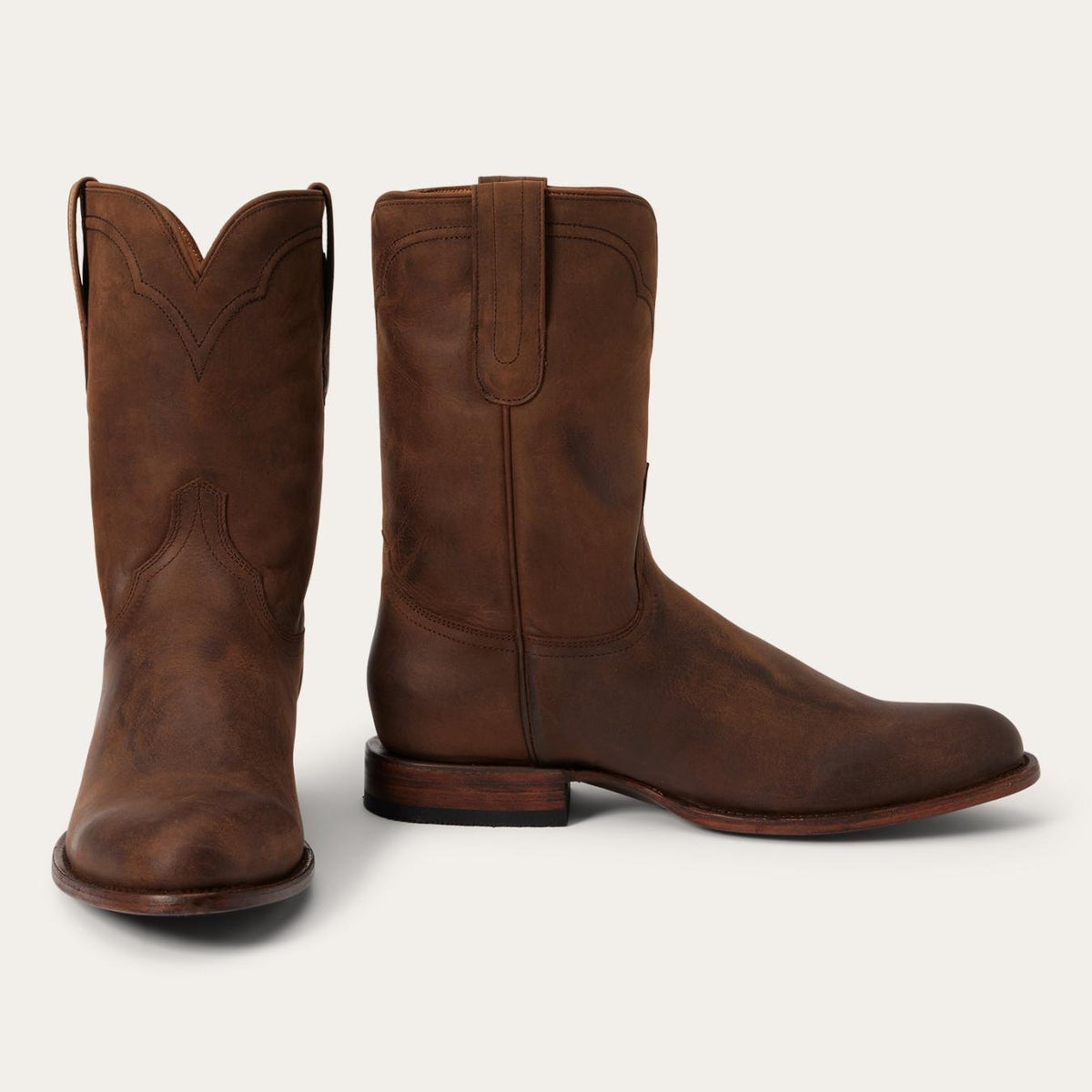 Men Western | Stetson Cassidy Roper Boots Brown