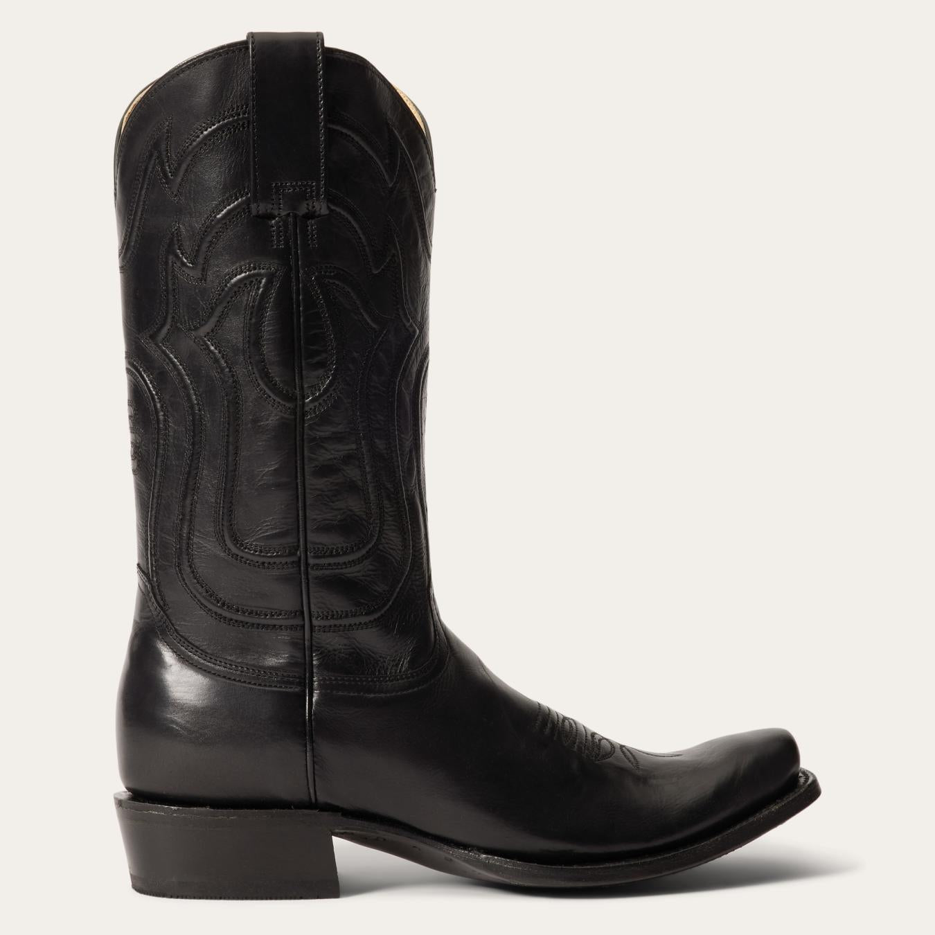 Men Western | Stetson Garrett Boots Black