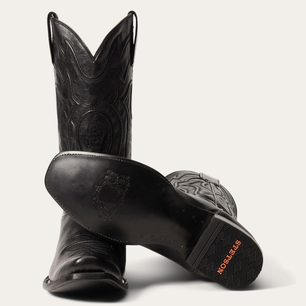 Men Western | Stetson Garrett Boots Black