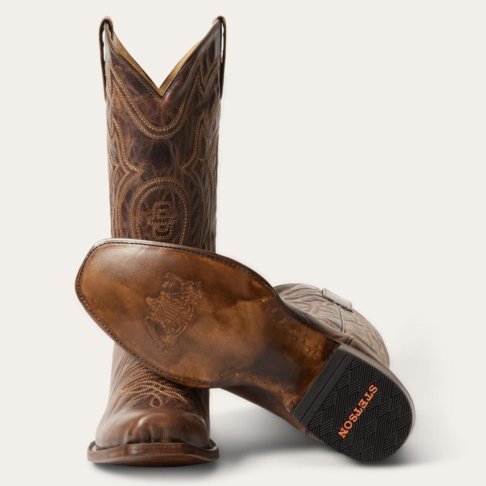 Men Western | Stetson Garrett Boots Brown