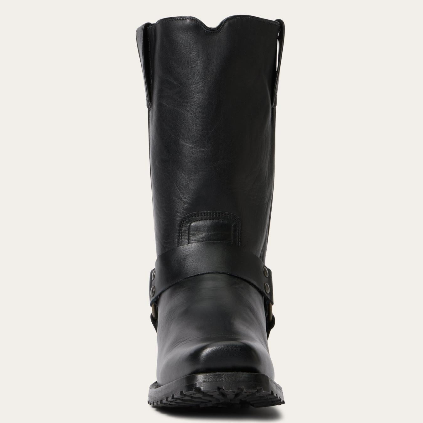 Men Western | Stetson Heritage Harness Boots Black