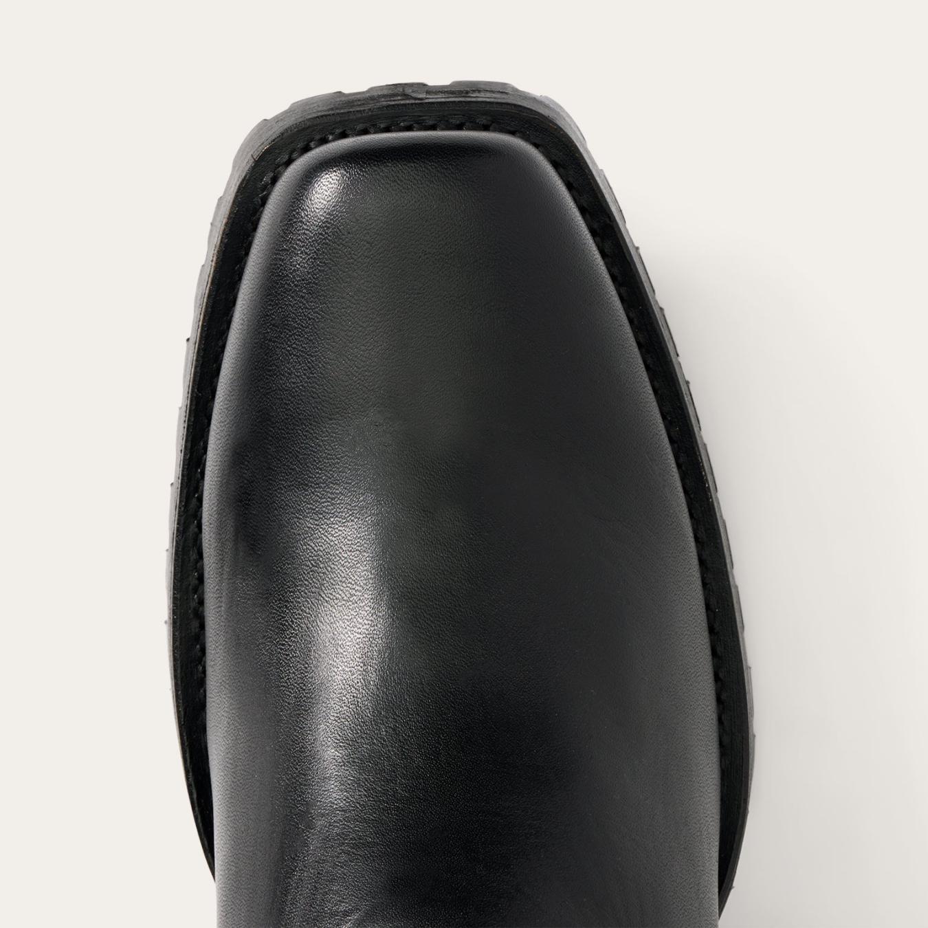 Men Western | Stetson Heritage Harness Boots Black