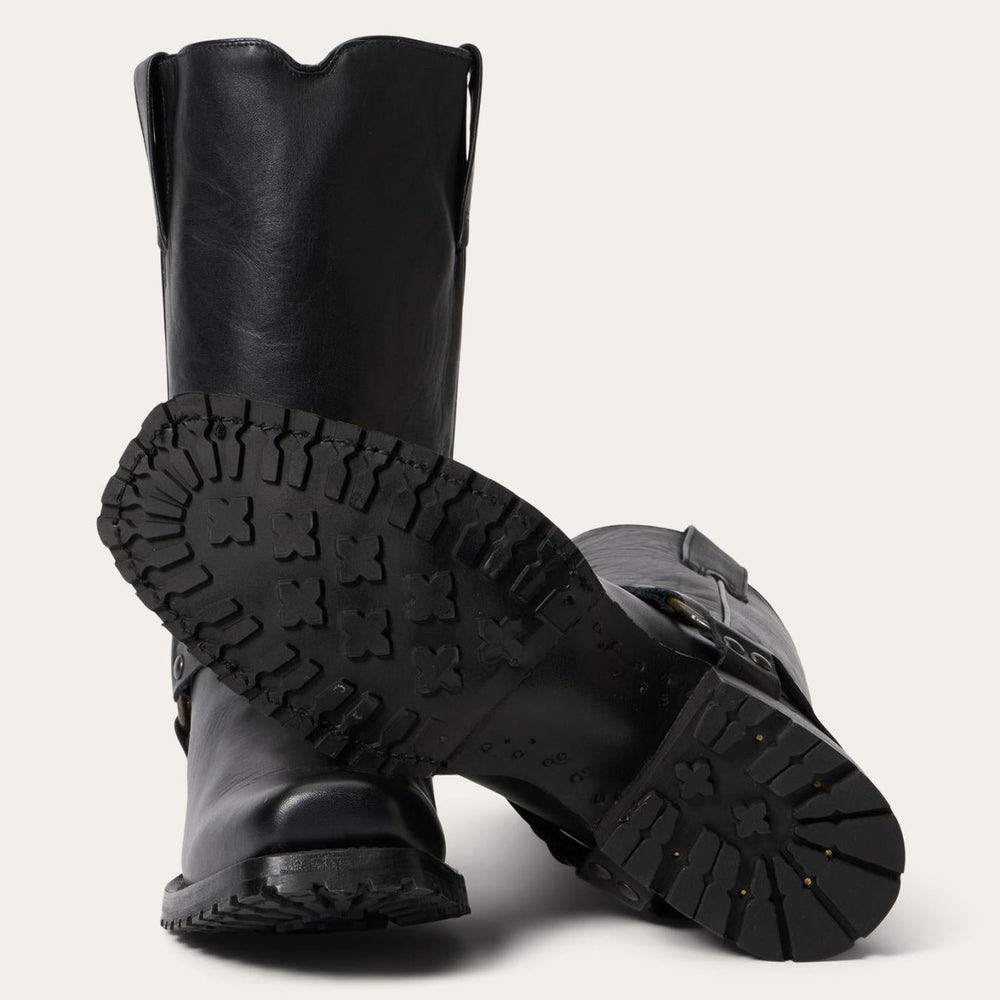 Men Western | Stetson Heritage Harness Boots Black