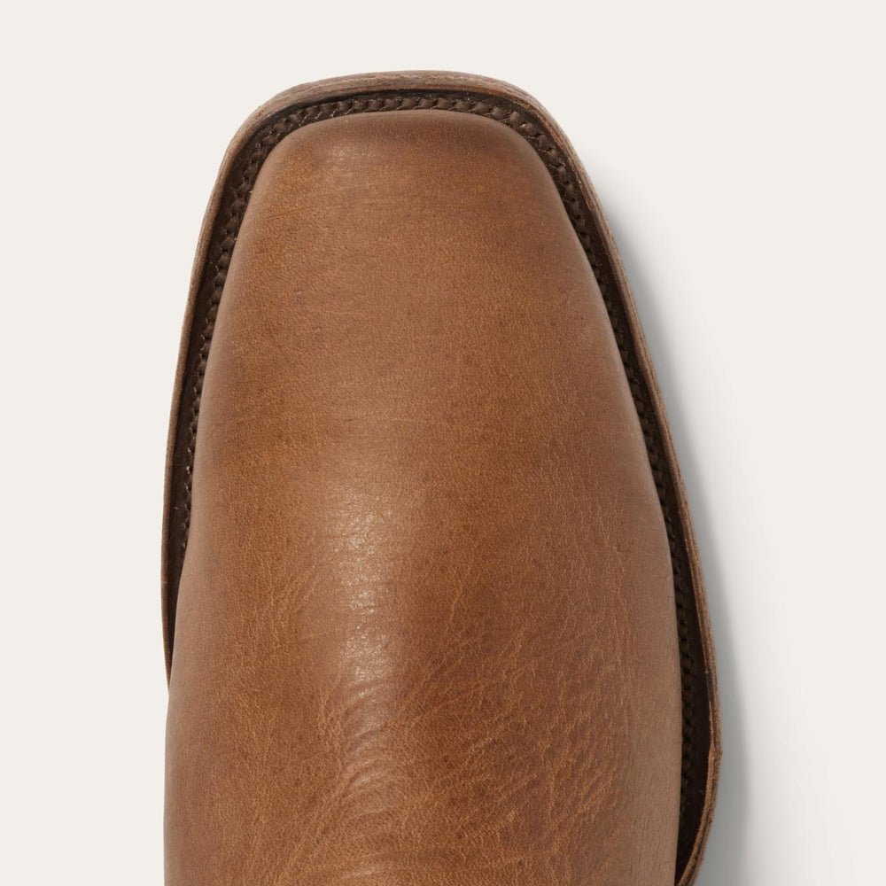 Men Western | Stetson Heritage Harness Boots Burnished Tan