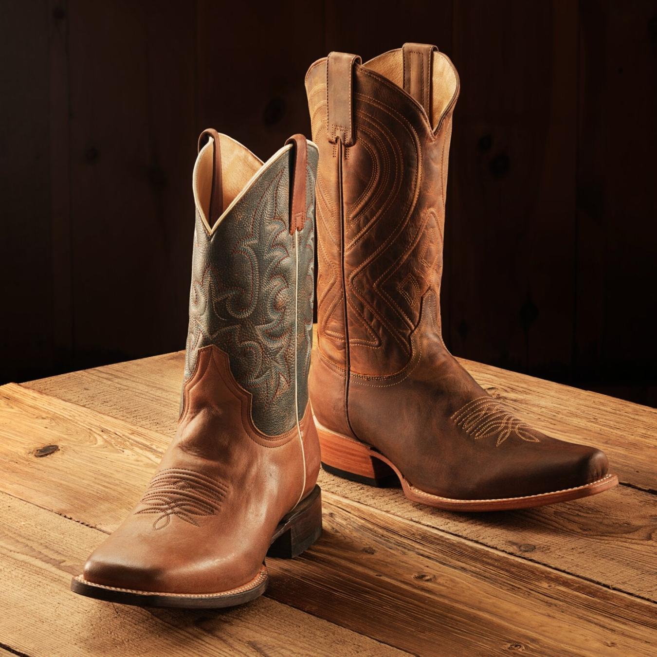 Men Western | Stetson Mossman Boot Brown