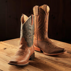 Men Western | Stetson Mossman Boot Brown