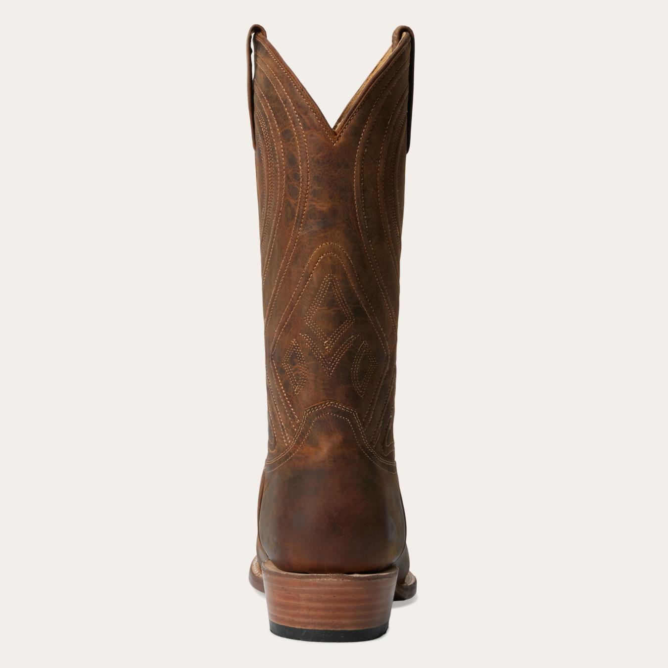 Men Western | Stetson Mossman Boot Brown