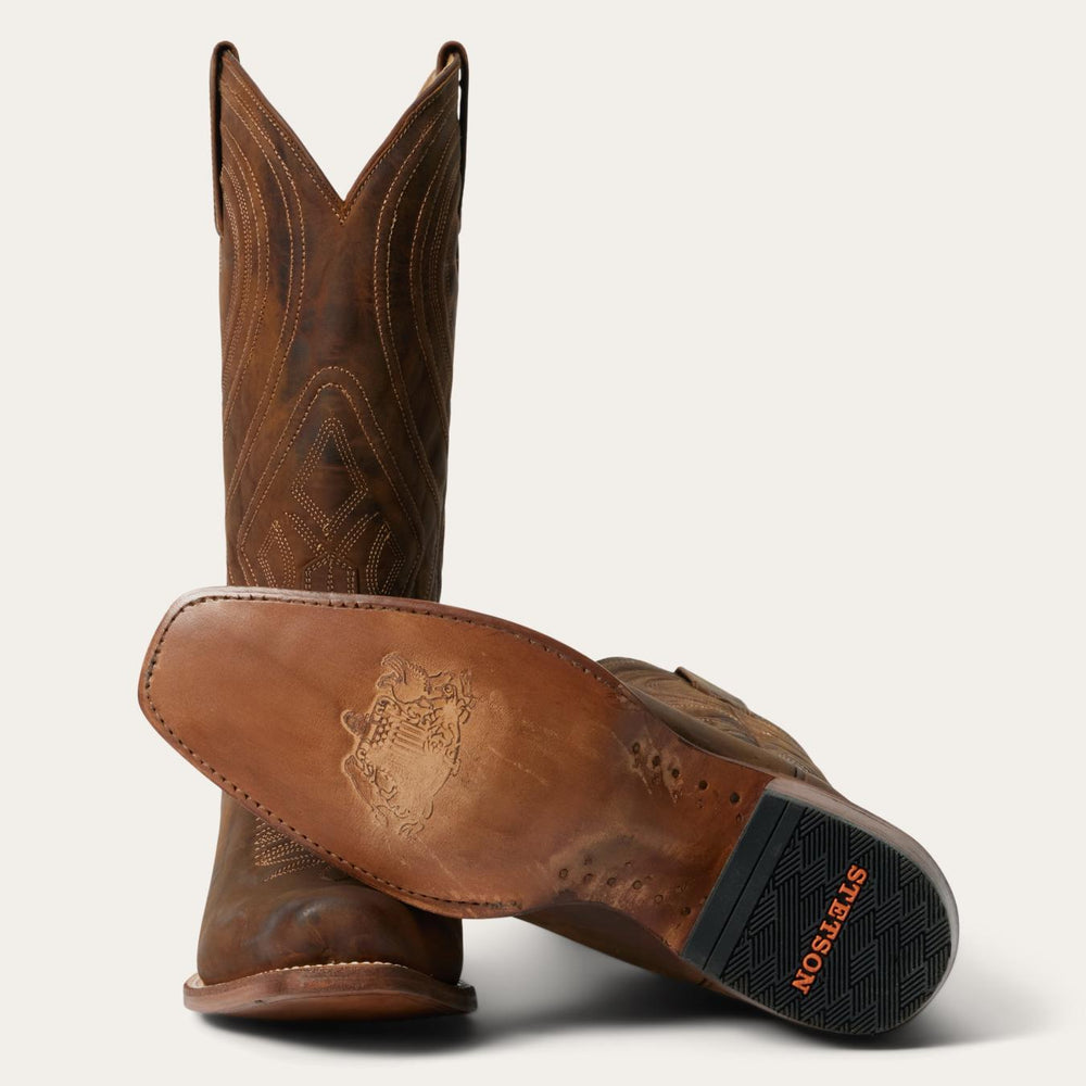 Men Western | Stetson Mossman Boot Brown