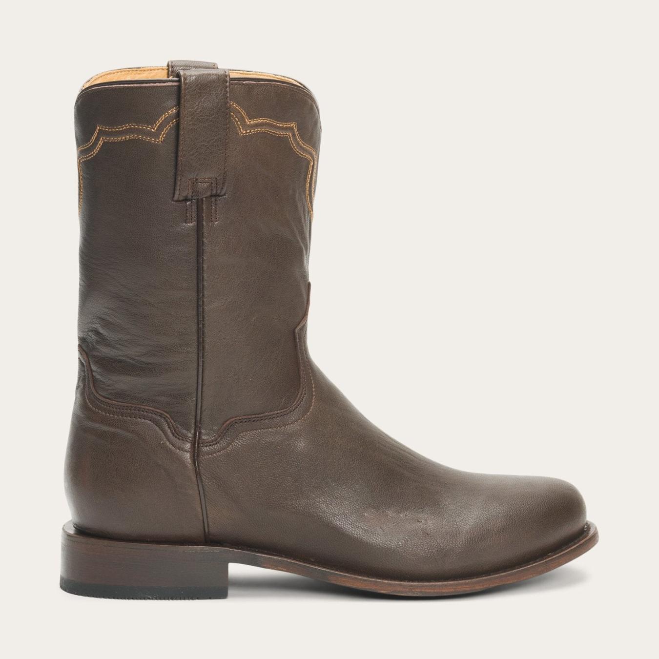 Men Western | Stetson Puncher Boots Brown
