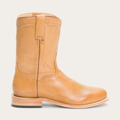 Men Western | Stetson Puncher Boots Tan