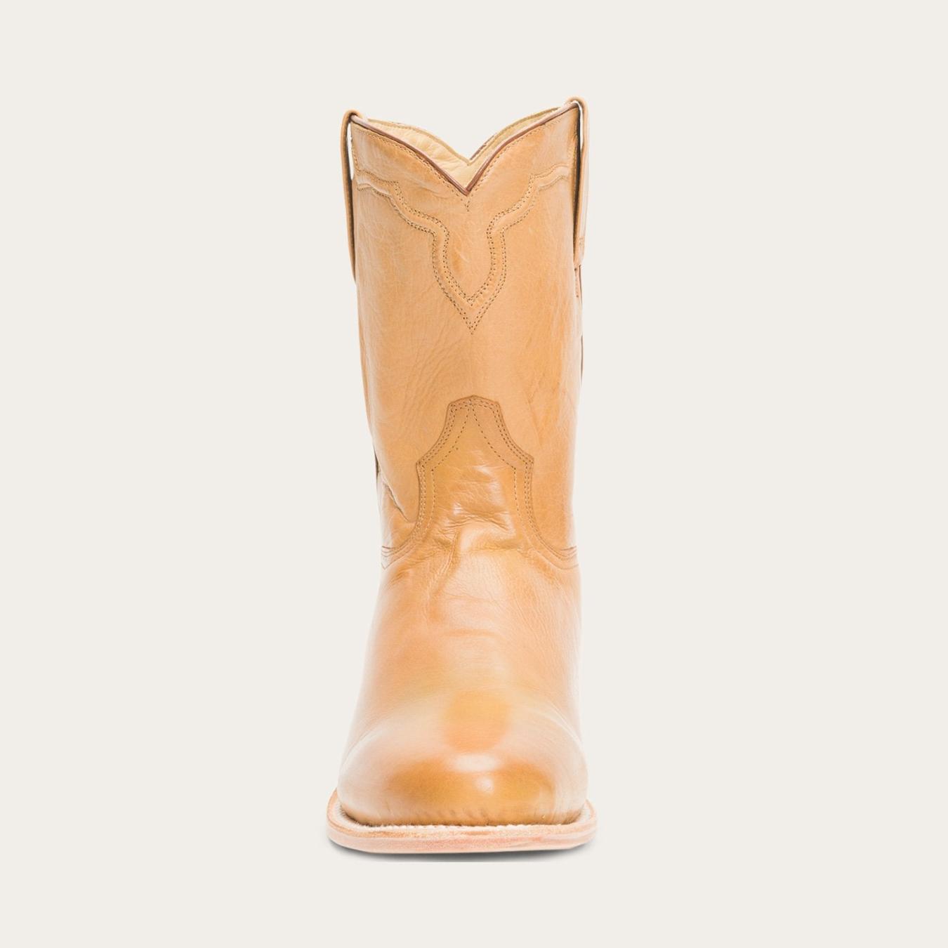 Men Western | Stetson Puncher Boots Tan