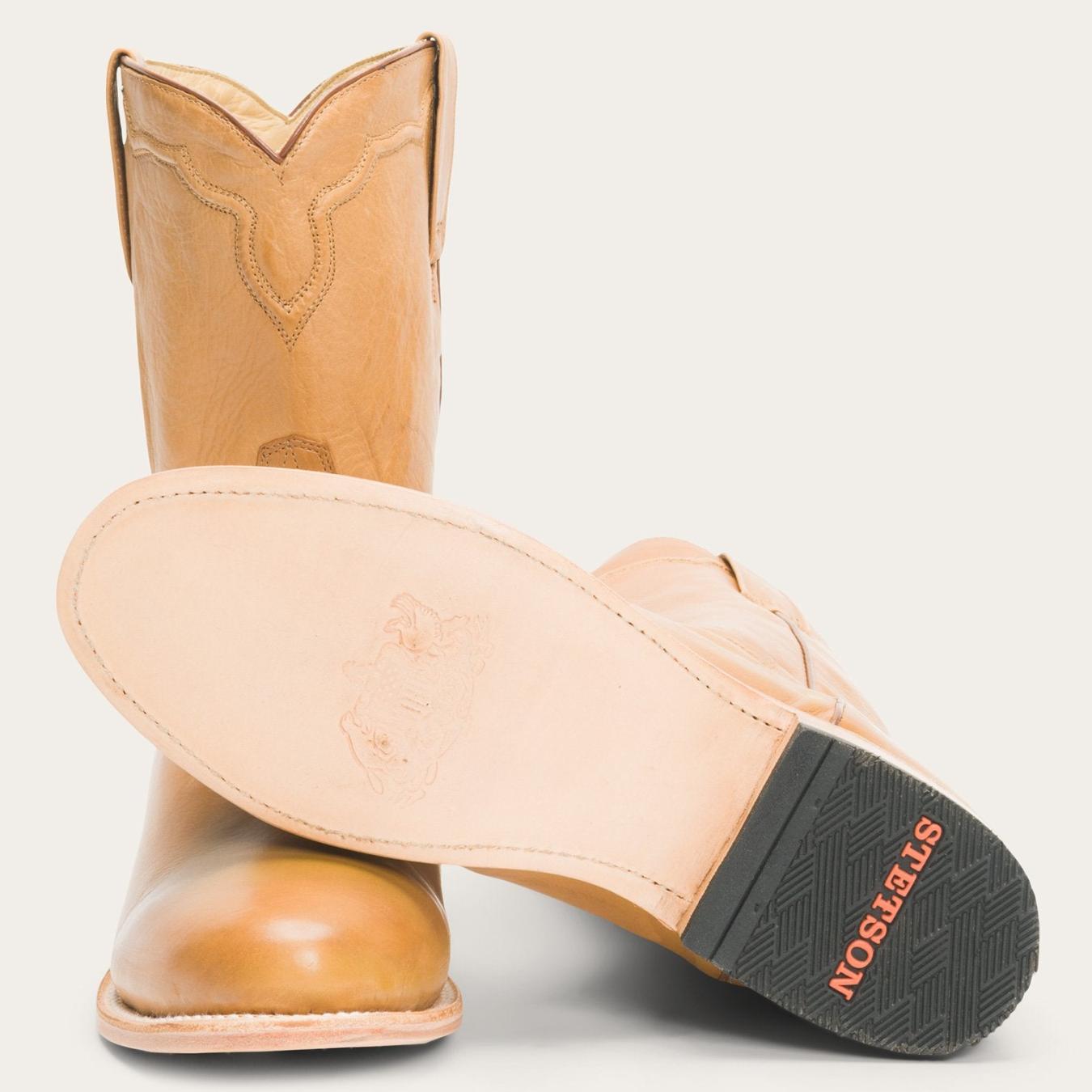 Men Western | Stetson Puncher Boots Tan