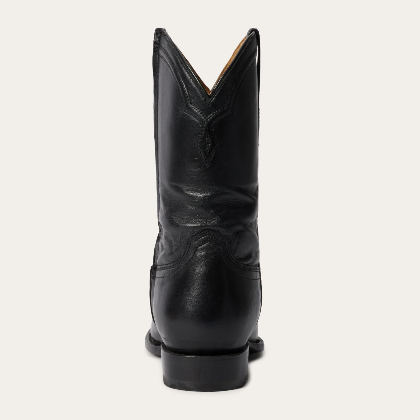 Men Western | Stetson Rancher Zip Roper Burnished Black