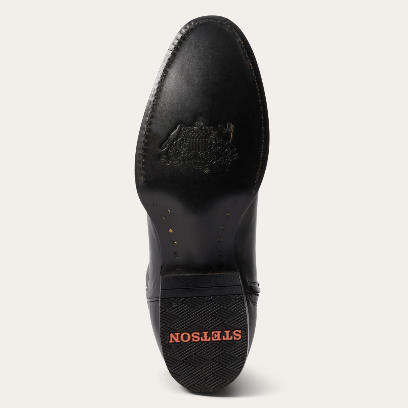 Men Western | Stetson Rancher Zip Roper Burnished Black