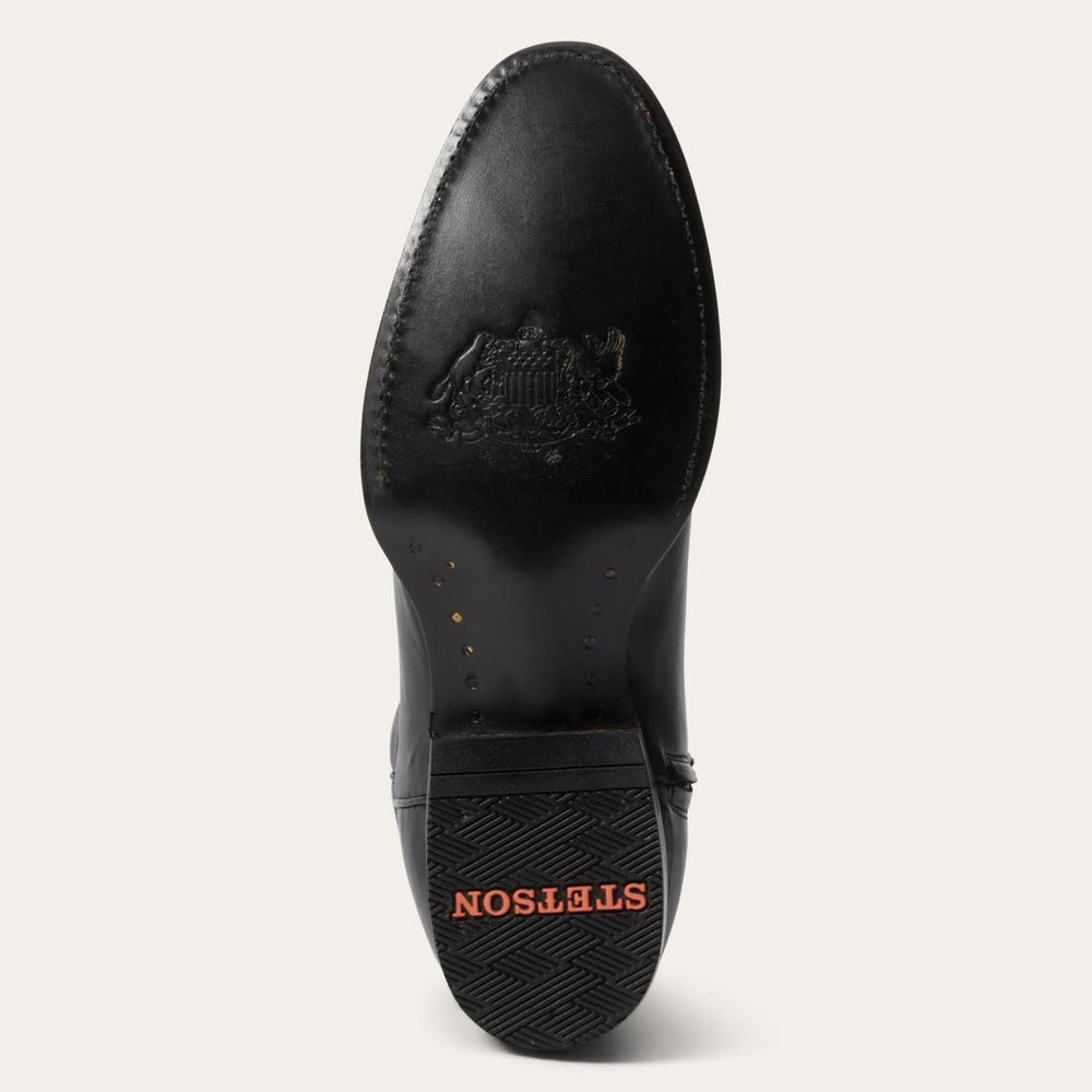 Men Western | Stetson Rancher Zip Roper Burnished Black