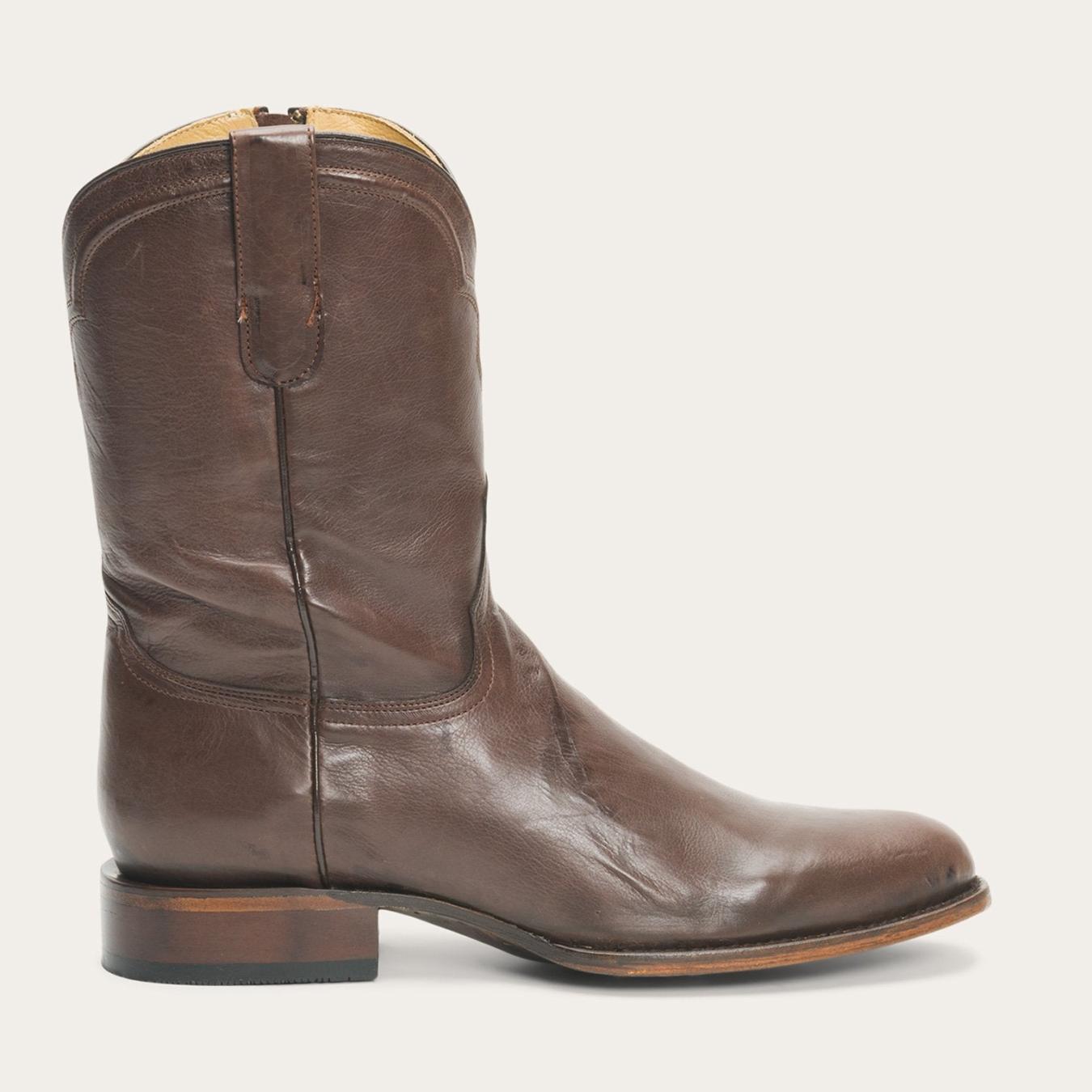 Men Western | Stetson Rancher Zip Roper Burnished Brown