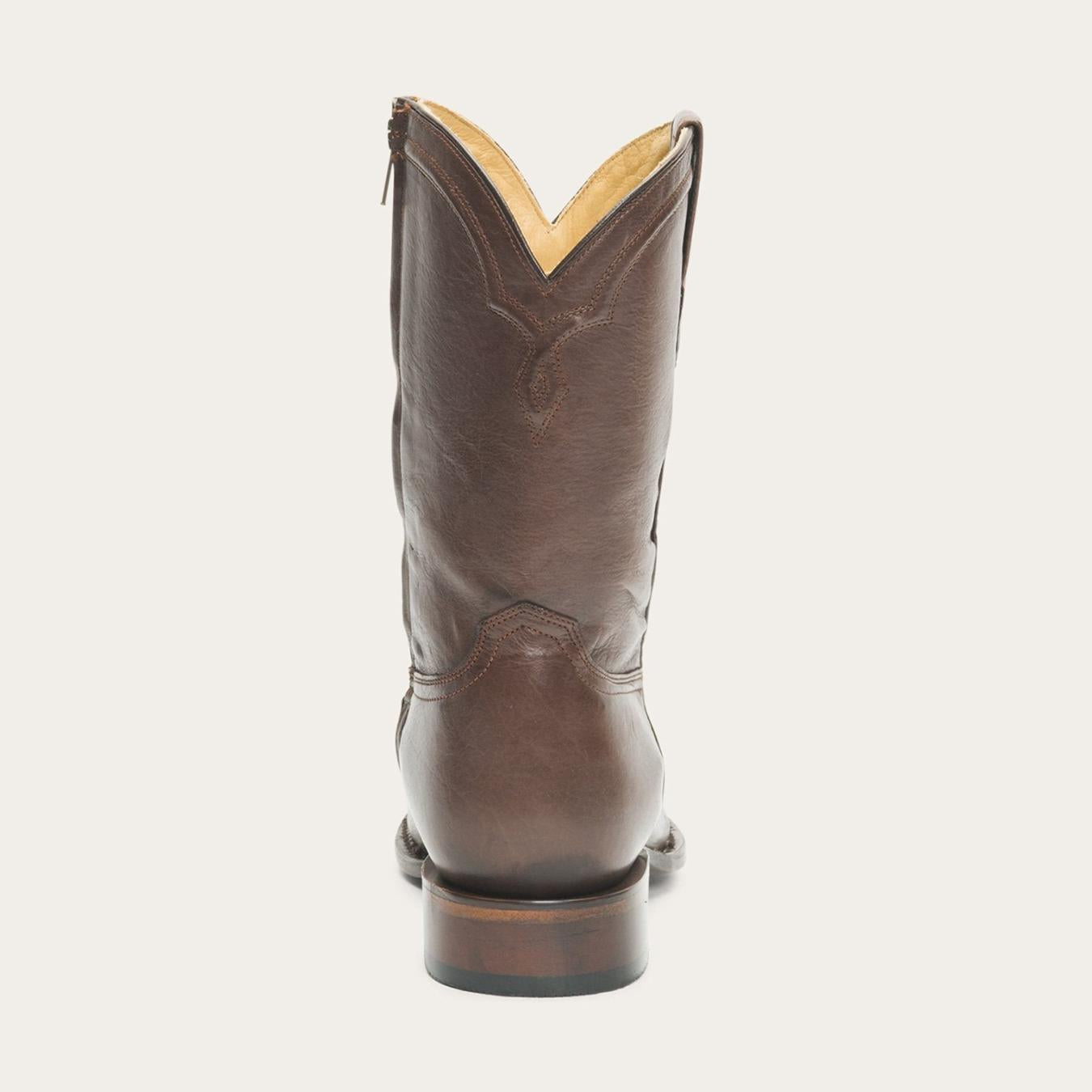 Men Western | Stetson Rancher Zip Roper Burnished Brown