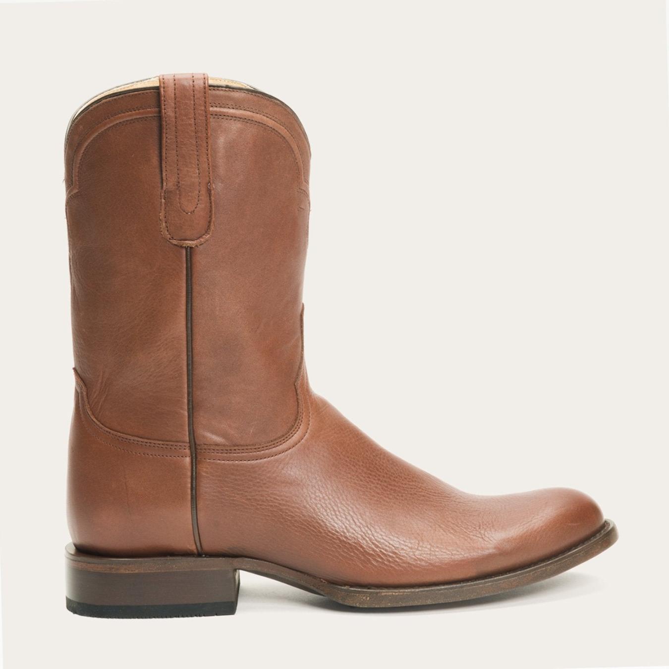 Men Western | Stetson Rancher Zip Roper Burnished Cognac