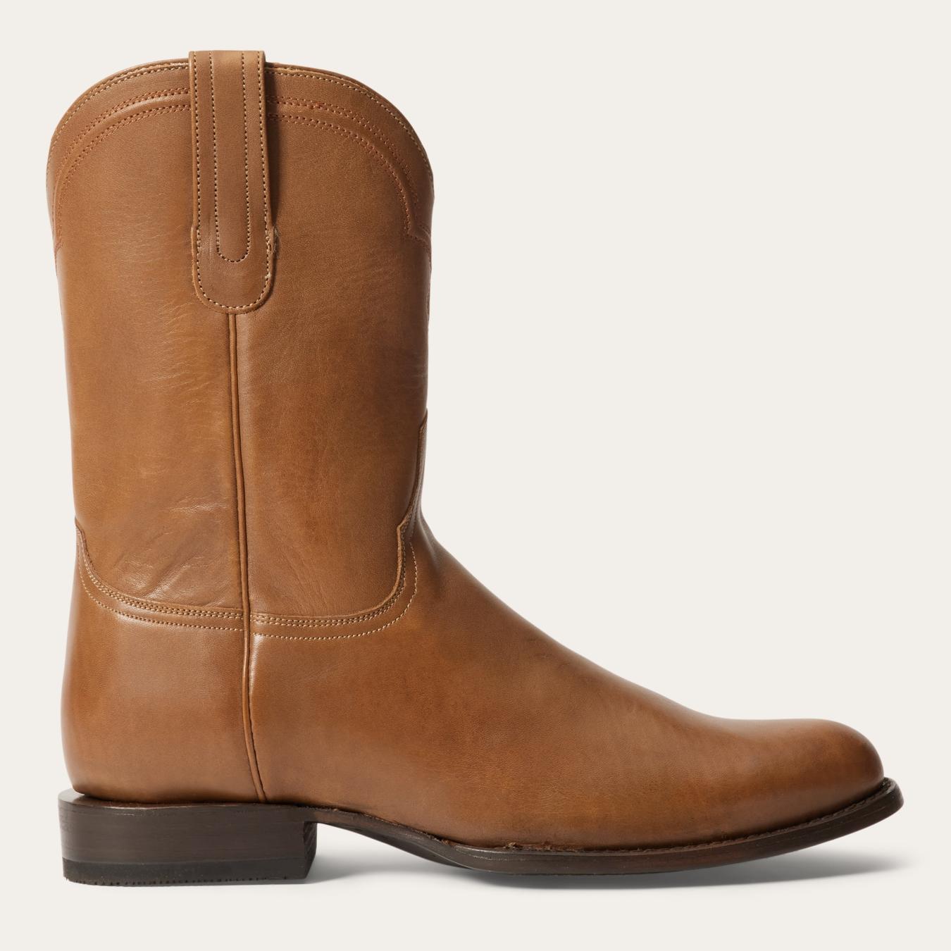 Men Western | Stetson Rancher Zip Roper Burnished Tan