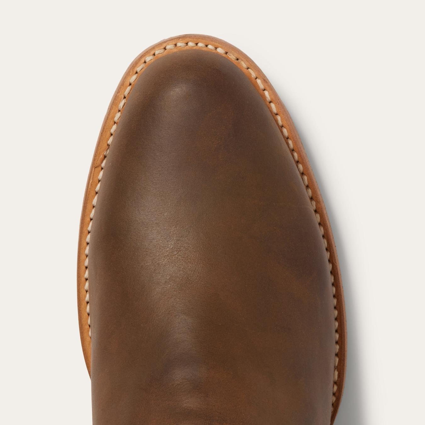 Men Western | Stetson Rancher Zip Roper Oiled Brown